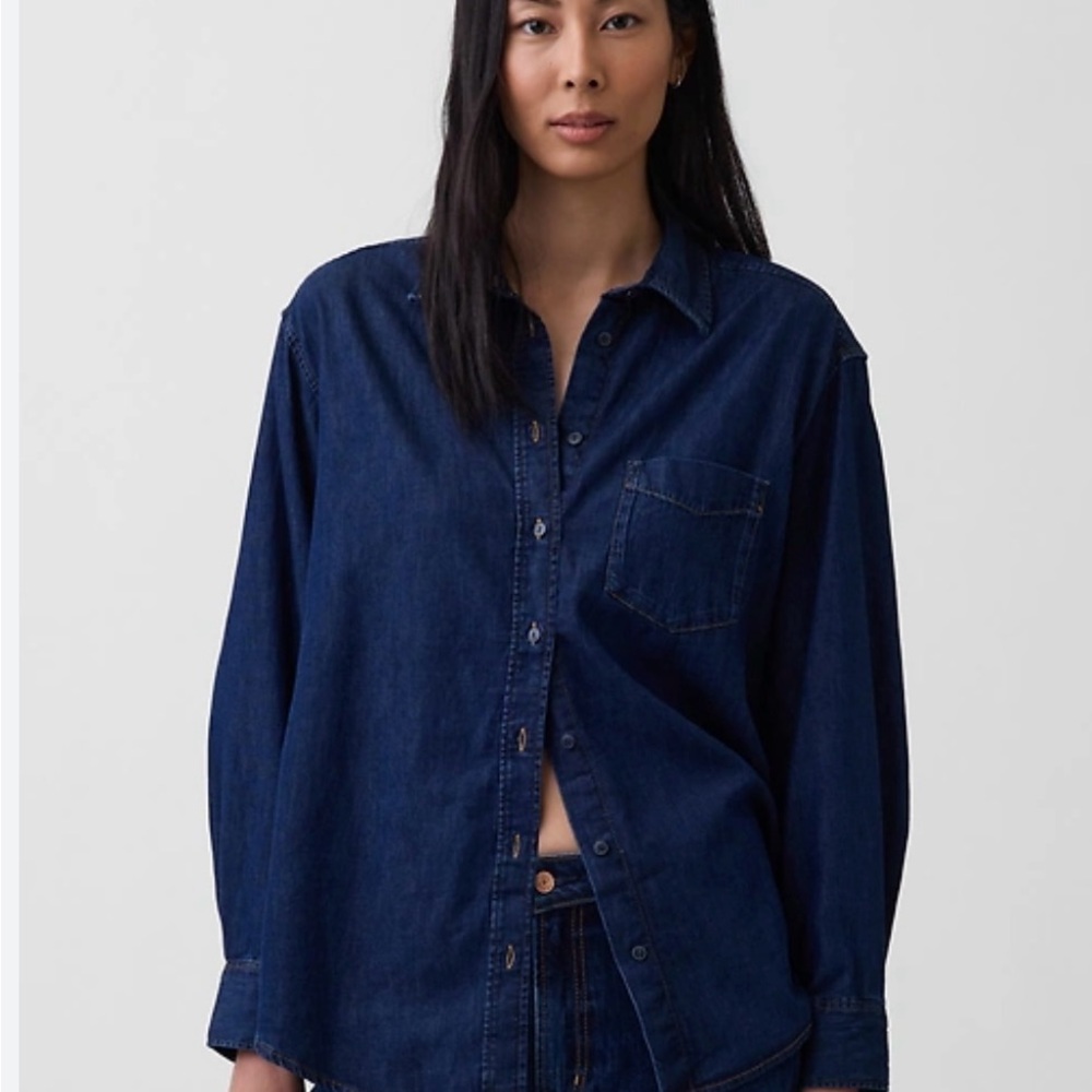 GAP Dark Indigo Denim Shirt